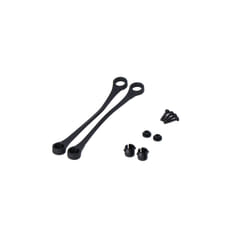 Arresto del coperchio sostitutivo SW-Motech TRAX ADV - Nero. Per custodie laterali TRAX ADV. 2 pezzi., nero