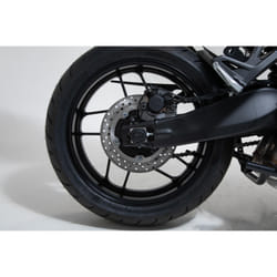 SW-Motech Set slider per asse posteriore - Nero. Yamaha Tracer 9 / GT (20-)., nero