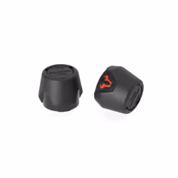 SW-Motech Set slider per assale anteriore - Nero. Yamaha Tracer 9 / GT (20-)., nero