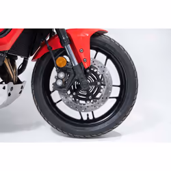 SW-Motech Set slider per assale anteriore - Nero. Yamaha Tracer 9 / GT (20-)., nero