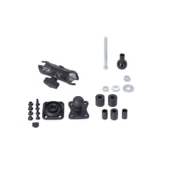 SW-Motech Kit di montaggio GPS per tubo sterzo con T-Lock - Per Ø 12,5-25 mm. 1" sfera, braccio presa, T-Lock.