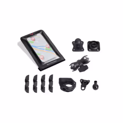 SW-Motech Kit di montaggio GPS universale con Borsa a secco per smartphone - Braccio di presa da 2", per filettatura manubrio/specchietto - Vista aggiuntiva 2