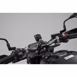 SW-Motech Kit di montaggio GPS universale con Borsa a secco per smartphone - Braccio di presa da 2", per filettatura manubrio/specchietto - Vista aggiuntiva 3