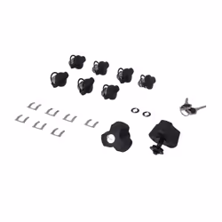 SW-Motech TRAX set di serrature con protezione antifurto EVO - 9 serrature abbinate, 2 chiavi. Protezione antifurto.