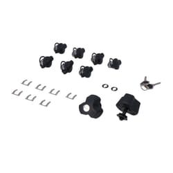 SW-Motech TRAX set di serrature con protezione antifurto EVO - 9 serrature abbinate, 2 chiavi. Protezione antifurto.