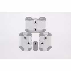 SW-Motech TRAX set di serrature con protezione antifurto PRO - 9 serrature corrispondenti, 2 chiavi. Protezione antifurto.