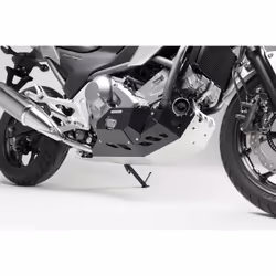 SW-Motech Engine guard - Nero/Argento. Honda NC700 / NC750 con DCT., nero-argento