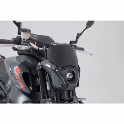 Parabrezza SW-Motech - Nero. Yamaha MT-09 / MT-09 SP (20-23)., nero