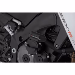 SW-Motech Kit slider telaio - Nero. Suzuki GSX-S 950 / GSX-S 1000/GT (21-)., nero - Vista aggiuntiva 3