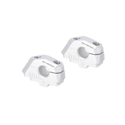 SW-Motech Barra posteriore variabile per manubrio Ø22 - H=25mm. Schienale 5/10/15/20/25/30 mm., argento