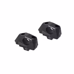 SW-Motech Barra posteriore variabile per manubrio Ø28 - H=28mm. Schienale 5/10/15/20/25/30 mm., nero