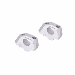 SW-Motech Barra posteriore variabile per manubrio Ø28 - H=28mm. Schienale 5/10/15/20/25/30 mm., argento