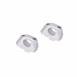 SW-Motech Barra posteriore variabile per manubrio Ø32 - H=32mm. Schienale 5/10/15/20/25/30 mm., argento