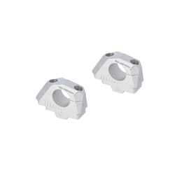 SW-Motech Barra posteriore variabile per manubrio Ø32 - H=32mm. Schienale 5/10/15/20/25/30 mm., argento