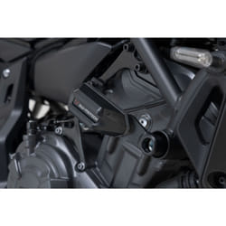 SW-Motech Kit slider telaio - Nero. Yamaha MT-07 (14-) / MT-07 Tracer (16-)., nero