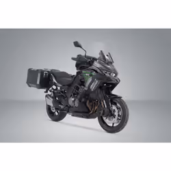 SW-Motech TRAX ADV sistema di cassa in alluminio - Nero. 37/37 l. Kawa Versys 1000 / 1000 S (18-)., nero