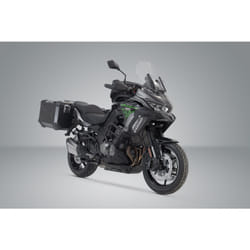 SW-Motech TRAX ADV sistema di cassa in alluminio - Nero. 37/37 l. Kawa Versys 1000 / 1000 S (18-)., nero