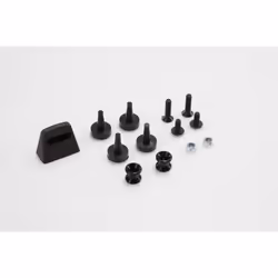 Kit adattatore SW-Motech per ADVENTURE-RACK - Nero. Per Givi/Kappa Monokey., nero-argento