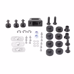 SW-Motech Piastra adattatore per ALU-RACK - Per Givi/Kappa Monokey. Nero., nero