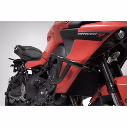 SW-Motech Crash bar - Nero. Yamaha Tracer 9 / GT (20-) / GT+ (22-)., nero