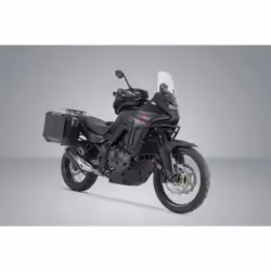 Sistema di valigie in alluminio SW-Motech TRAX ADV - Nero. 37/37L. Honda XL750 Transalp (22-)., nero