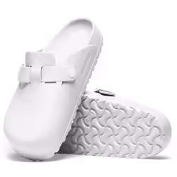 Birkenstock Boston Essentials Zoccoli Unisex Bianco