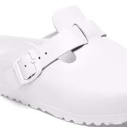 Birkenstock Boston Essentials Zoccoli Unisex Bianco - Vista aggiuntiva 5