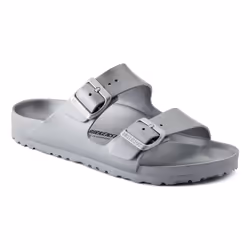 Birkenstock Arizona Essentials, Sandali, Unisex, Adulto, Metallico, Argento, Tinta unita, Metallic Silver