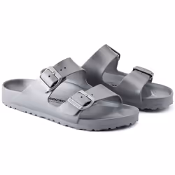 Birkenstock Arizona Essentials Sandali Unisex Argento - Vista aggiuntiva 4