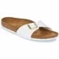Sandali Madrid BIRKENSTOCK unisex in Birko-Florbianco, classici e resistenti.