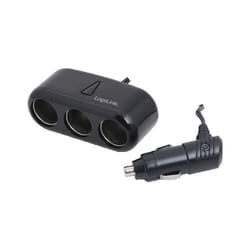 LogiLink PA0038 Caricabatterie per dispositivi mobili Netbook Nero AC, Accendisigari, USB Auto, Interno, Esterno