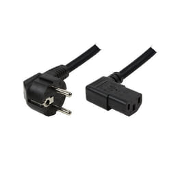 LogiLink Swiss-IEC - IEC-C13, 2m Nero Accoppiatore C13