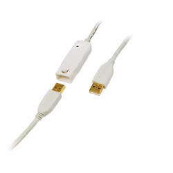 LogiLink 12m USB 2.0 cavo USB USB A Bianco - Vista aggiuntiva 2