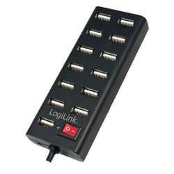 LogiLink UA0126 hub di interfaccia 480 Mbit/s Nero