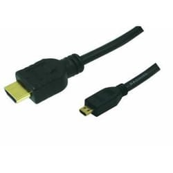 LogiLink 1.5m HDMI to HDMI Micro - M/M cavo HDMI 1,5 m HDMI tipo A (Standard) HDMI tipo D (Micro) Nero