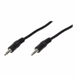 LogiLink 3.5mm - 3.5mm, 10m, 3.5mm, Maschio, 3.5mm, Maschio, 10 m, Nero