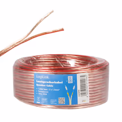 LogiLink CA1079 cavo audio 10 m Trasparente - Vista aggiuntiva 4