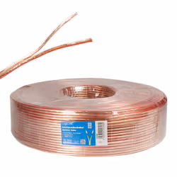 LogiLink CA1086 cavo audio 100 m Trasparente - Vista aggiuntiva 4