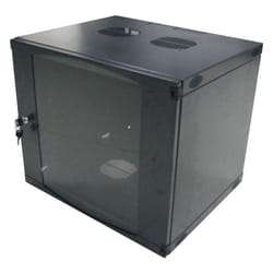 LogiLink W09F64B rack Da parete Nero, Grigio