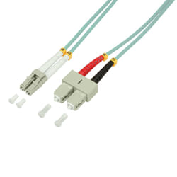 LogiLink 1m, LC - SC cavo InfiniBand e in fibra ottica Blu