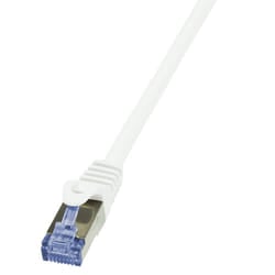 LogiLink 0.5m Cat.6A 10G S/FTP cavo di rete Bianco 0,5 m Cat6a S/FTP (S-STP)
