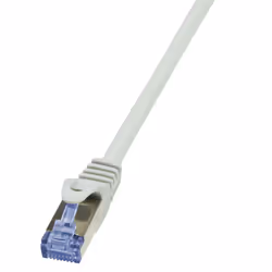 LogiLink 2m Cat.6A S/FTP, 2 m, Cat6a, S/FTP (S-STP), RJ-45, RJ-45, Grigio