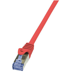 LogiLink Cat6a S/FTP, 10m cavo di rete Rosso S/FTP (S-STP)