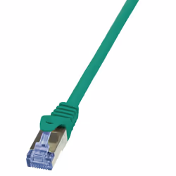 LogiLink 1m Cat.6A 10G S/FTP, 1 m, Cat6a, S/FTP (S-STP), RJ-45, RJ-45, Verde