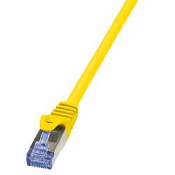 LogiLink 1.5m Cat.6A S/FTP, 1,5 m, Cat6a, S/FTP (S-STP), RJ-45, RJ-45, Giallo