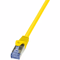 LogiLink Cat6a S/FTP, 3m, 3 m, Cat6a, S/FTP (S-STP), RJ-45, RJ-45, Giallo