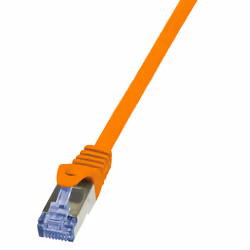 LogiLink 2m Cat.6A 10G S/FTP, 2 m, Cat6a, S/FTP (S-STP), RJ-45, RJ-45, Arancione