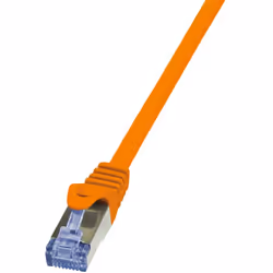 LogiLink Cat6a S/FTP, 3m, 3 m, Cat6a, S/FTP (S-STP), RJ-45, RJ-45, Arancione
