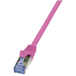LogiLink Cat6a S/FTP, 1m cavo di rete Rosa S/FTP (S-STP)