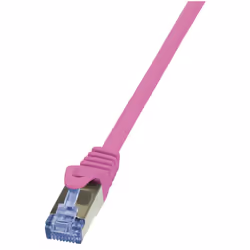 LogiLink Cat6a S/FTP, 5m, 5 m, Cat6a, S/FTP (S-STP), RJ-45, RJ-45, Rosa
